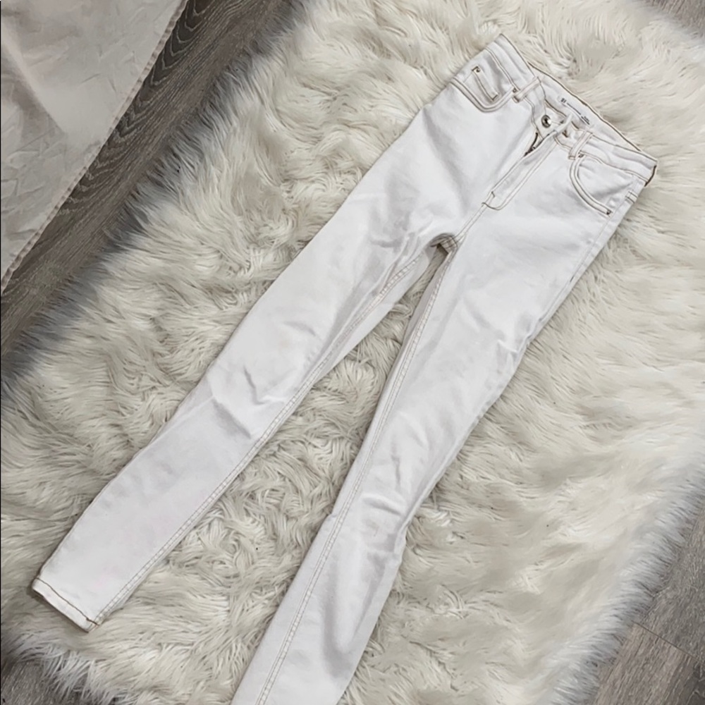 Off white Zara High waist skinny jeans